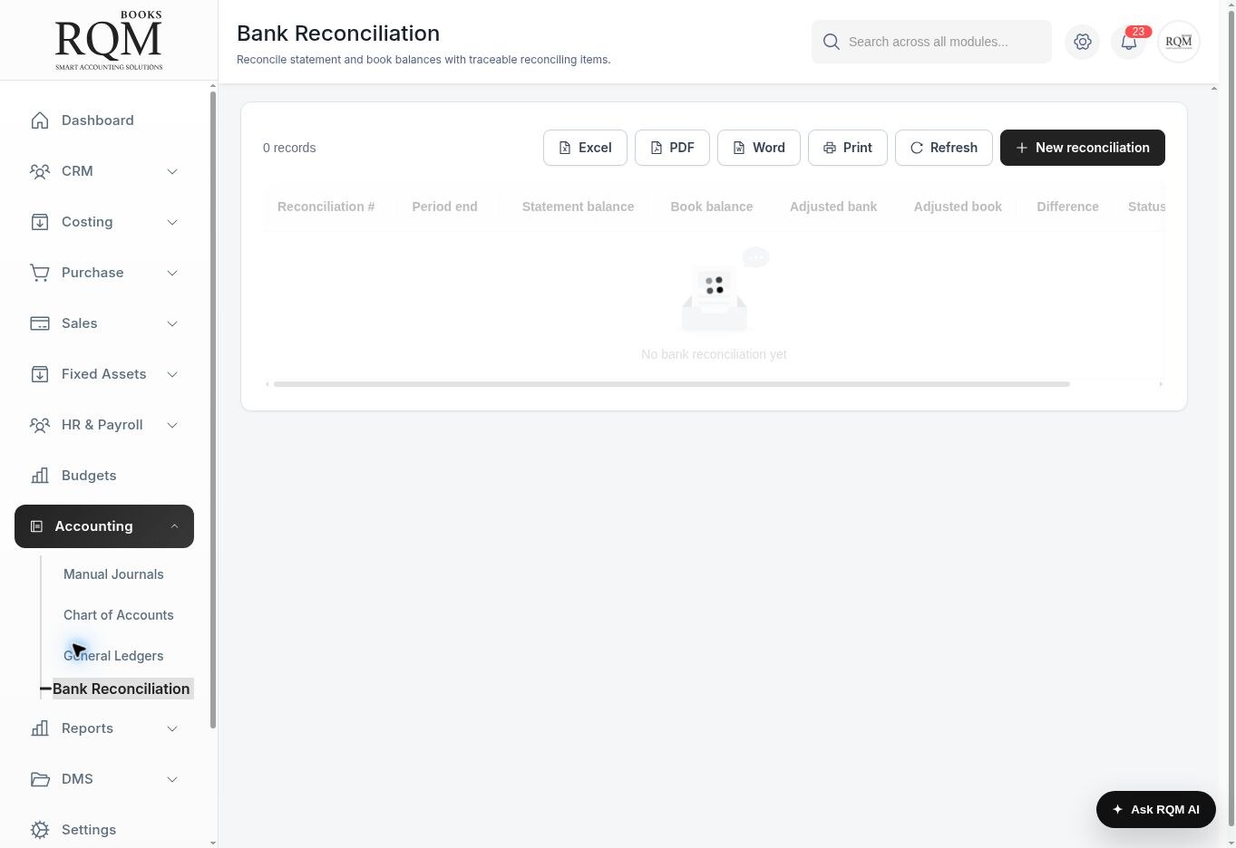 RQM Books screenshot
